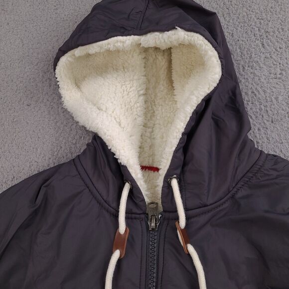 Buffalo David Bitton Jacket Mens‎ Medium Gray Zip Sherpa Lining Read Size Info - Picture 3 of 16